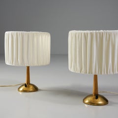 Pair of Table Lamps, Malmö Metallvarufabrik, Sweden, 1940/1950s