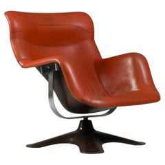 Seltener Sessel im skandinavischen Modern-Stil, Modell „Karuselli“, Yrjö Kukkapuro, Haimi, 1960er Jahre