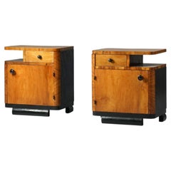 Pair of Art Deco Nightstands, Finland, 1930s