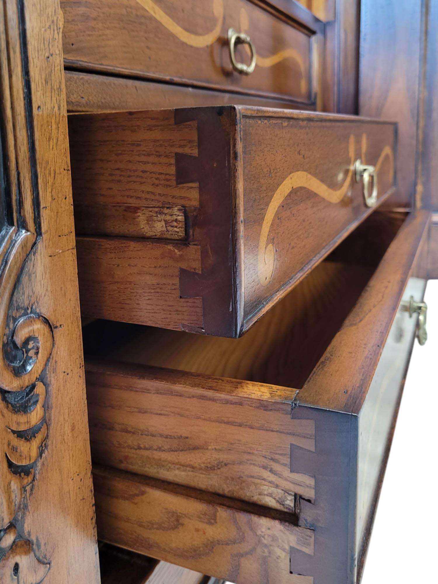 Italian Handcrafted Inlaid Sideboard by Giorgio Piotto For Sale 11