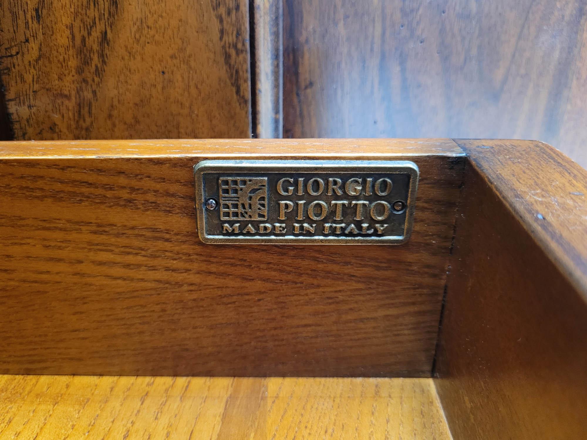 Italian Handcrafted Inlaid Sideboard by Giorgio Piotto For Sale 14