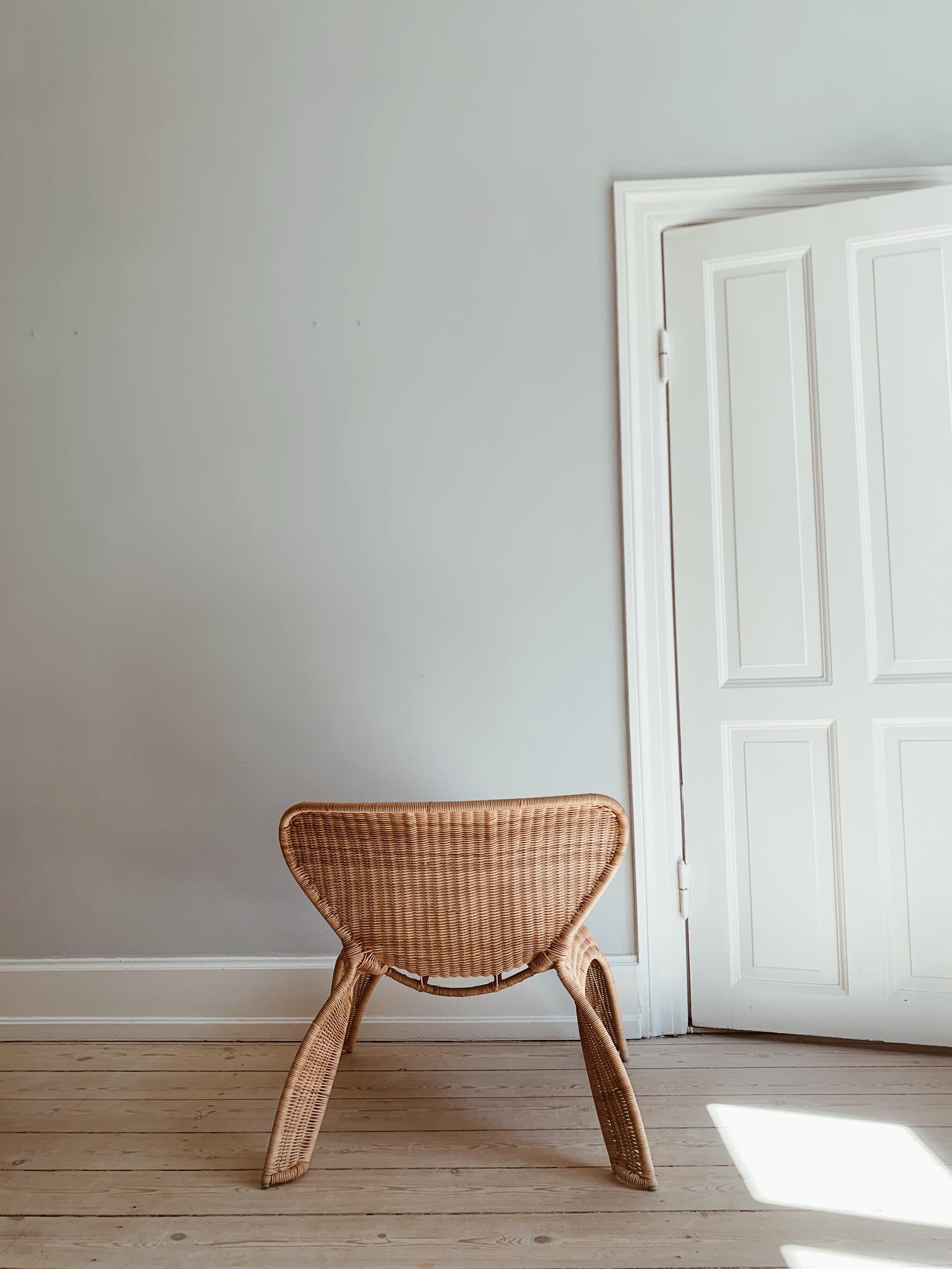 Swedish Vintage IKEA wicker chair “Gulte” For Sale