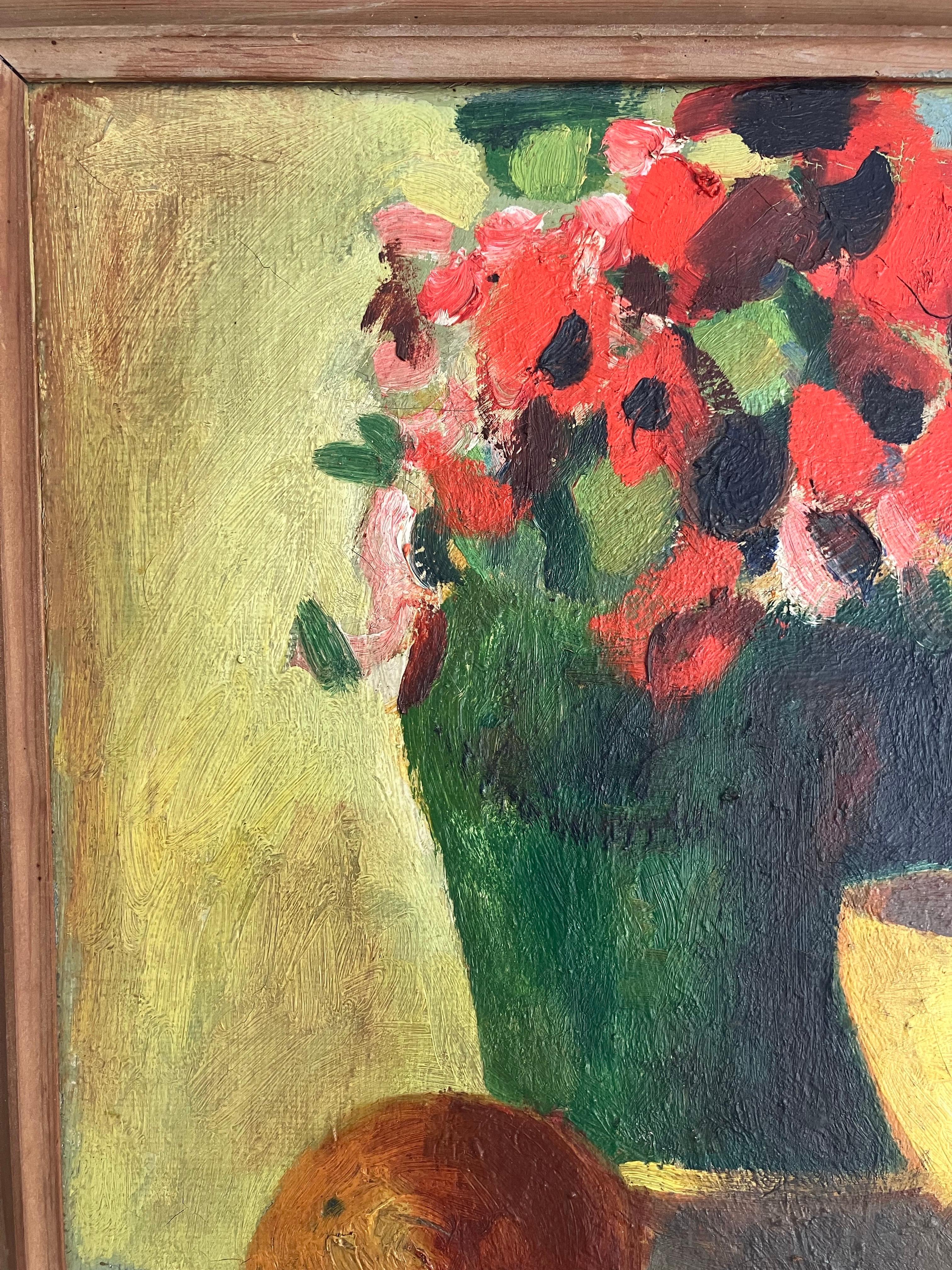 Dänisches Vintage-Gemälde in Öl auf Leinwand, ca. 1960er Jahre im Angebot 2