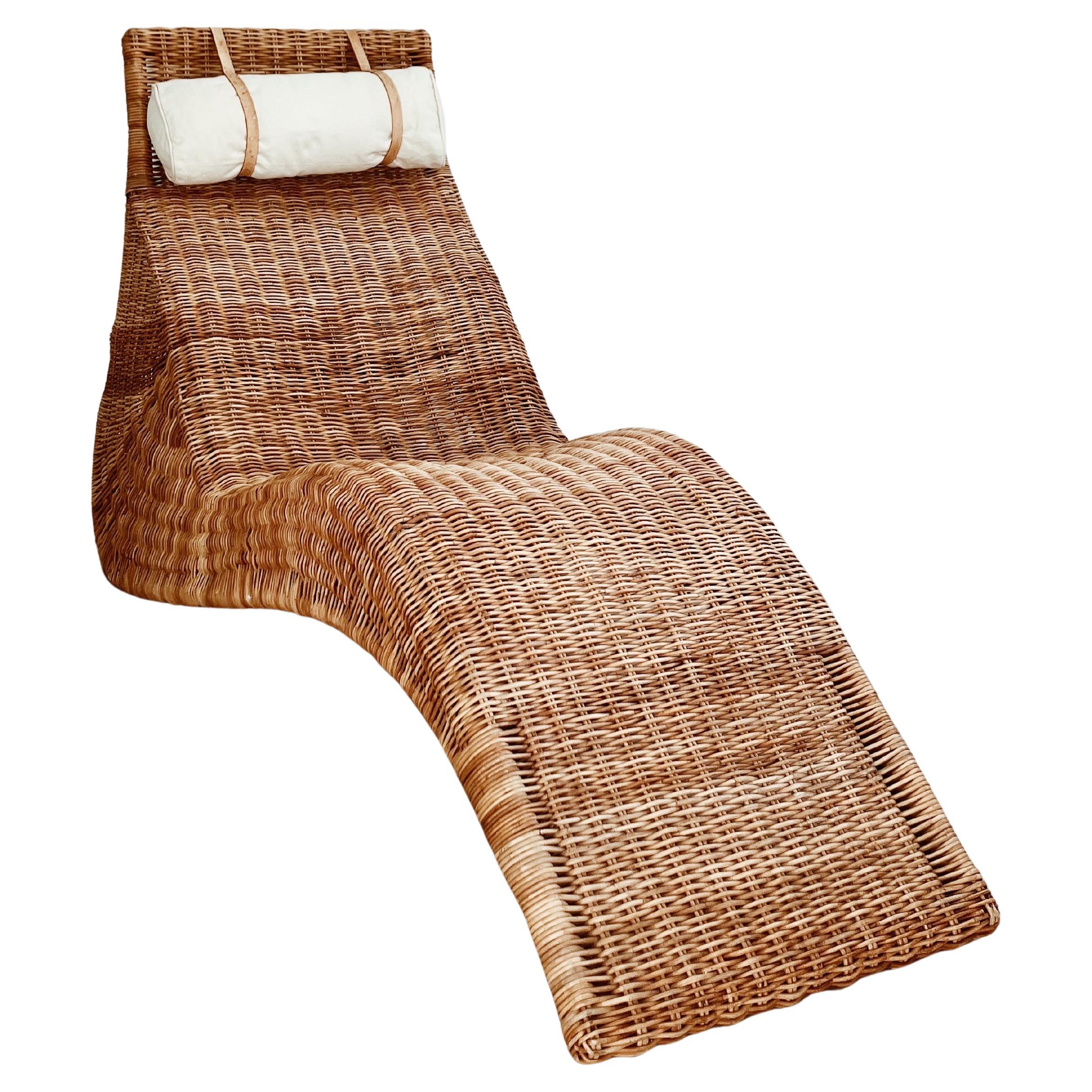 Rattan Chaise Lounge from the old Ikea - back when furniture was really made of good materials that could last for many years.

Karlskrona is from the 1990s and has a lovely seat comfort. A scandinavian modern piece - Originally designed as a sun