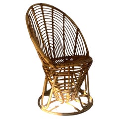 Waffle shaped Wicker / Rattan Lounge Chair
