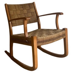 Fauteuil à bascule Frits Schlegel, par Fritz Hansen