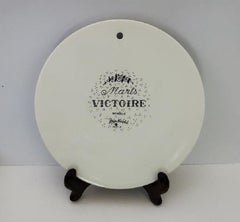 1960s BJORN WIINBLAD Ceramic Wall Plaque "Marts Victoire" Denmark - March