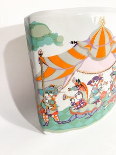 Rosenthal "Commedia dell'Arte" Porcelain Vase Designed by Bjørn Wiinblad