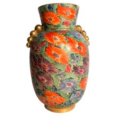 Art Deco Vase by Ceramiche F.A.C.I. Civita Castellana, 1940s