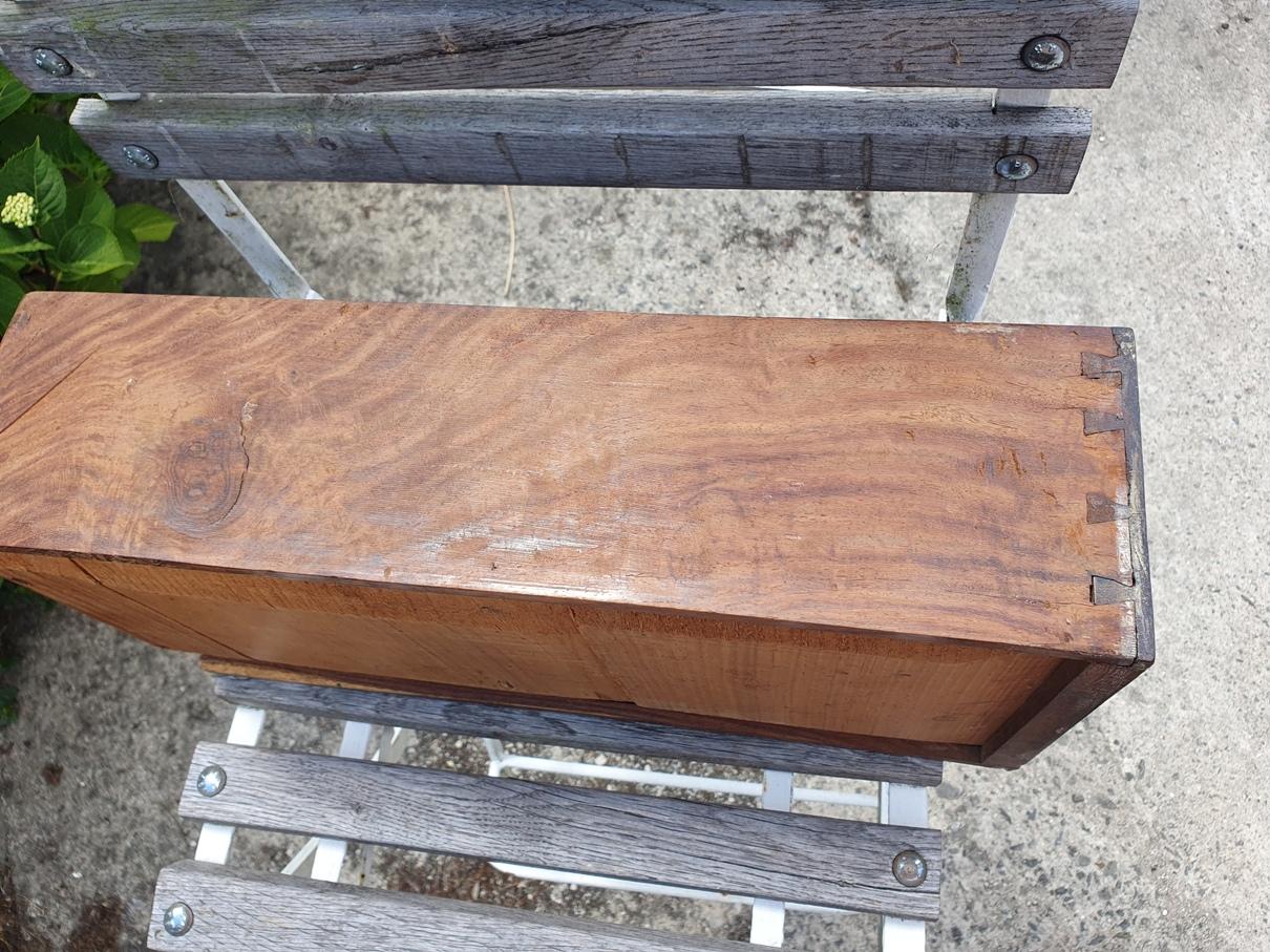 Wonderful Georgian Solid Walnut Campaign Chest c. 1810 4