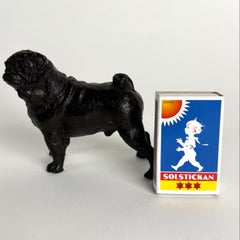 Late 19th Century Bronze Pug Dog Sculpture