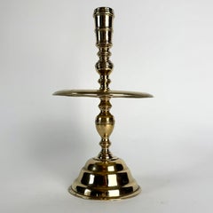 17th Century Dutch Brass Heemskerk Candlestick