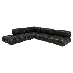 Sofa 5 Module  "Leder 'Camaleonda' von M.Bellini für C&B original 1970er Jahre
