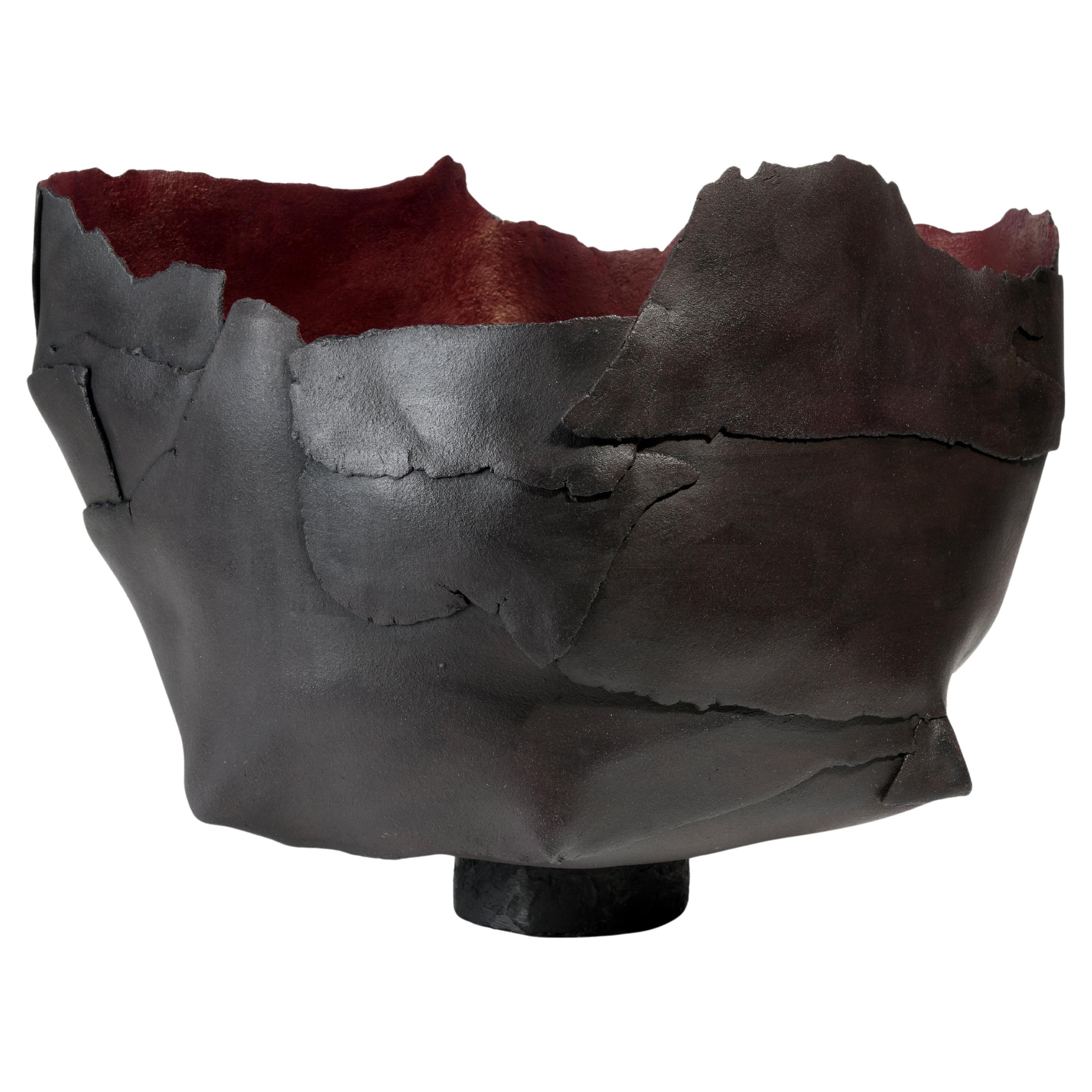 Contemporary stoneware ceramic sculpture by a French artist