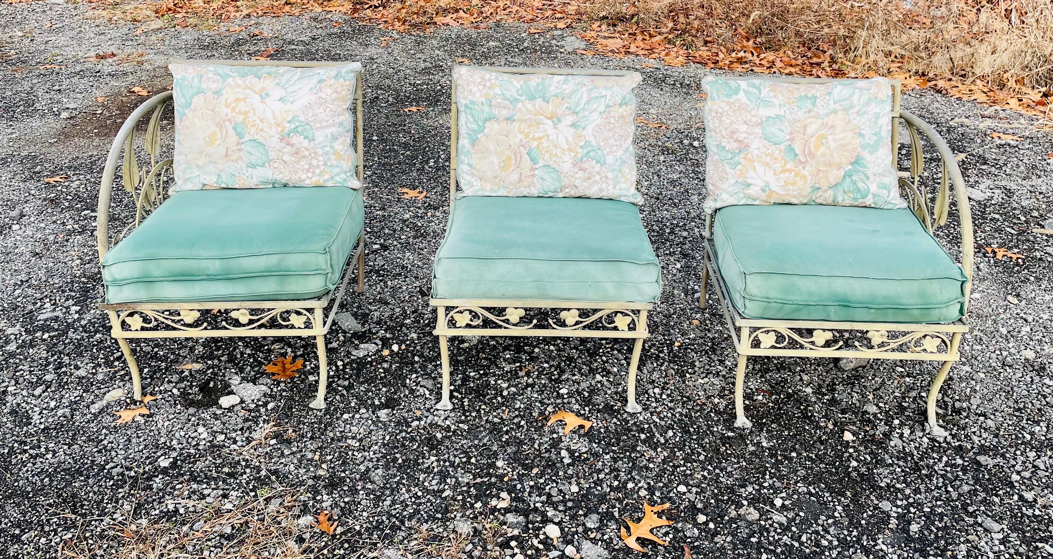 Vintage Wrought Iron Sofa Salterini For Sale 5