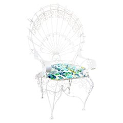 Wrought Iron Outdoor Patio Furniture Cushions Custom Made
