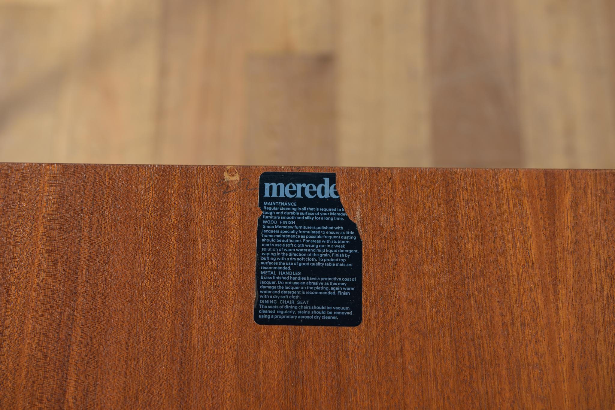 Mid-Century Rectangular Extendable Dining Table from Meredew, United Knigdom. For Sale 12