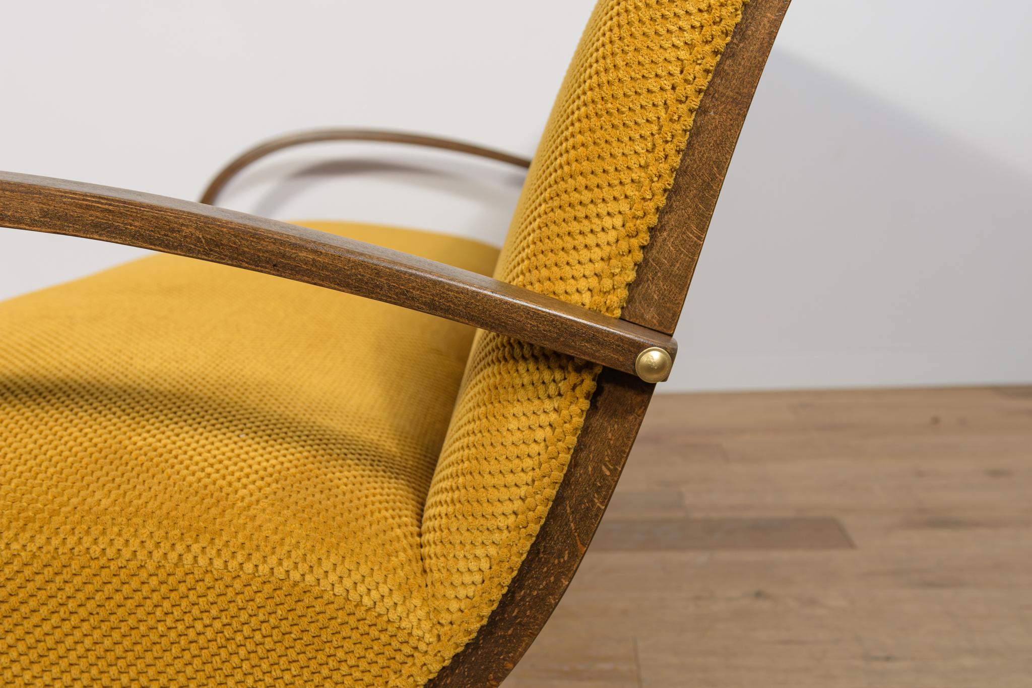 Canapé et deux fauteuils Art Déco, Pologne, années 1930, Ensemble de 3 en vente 9