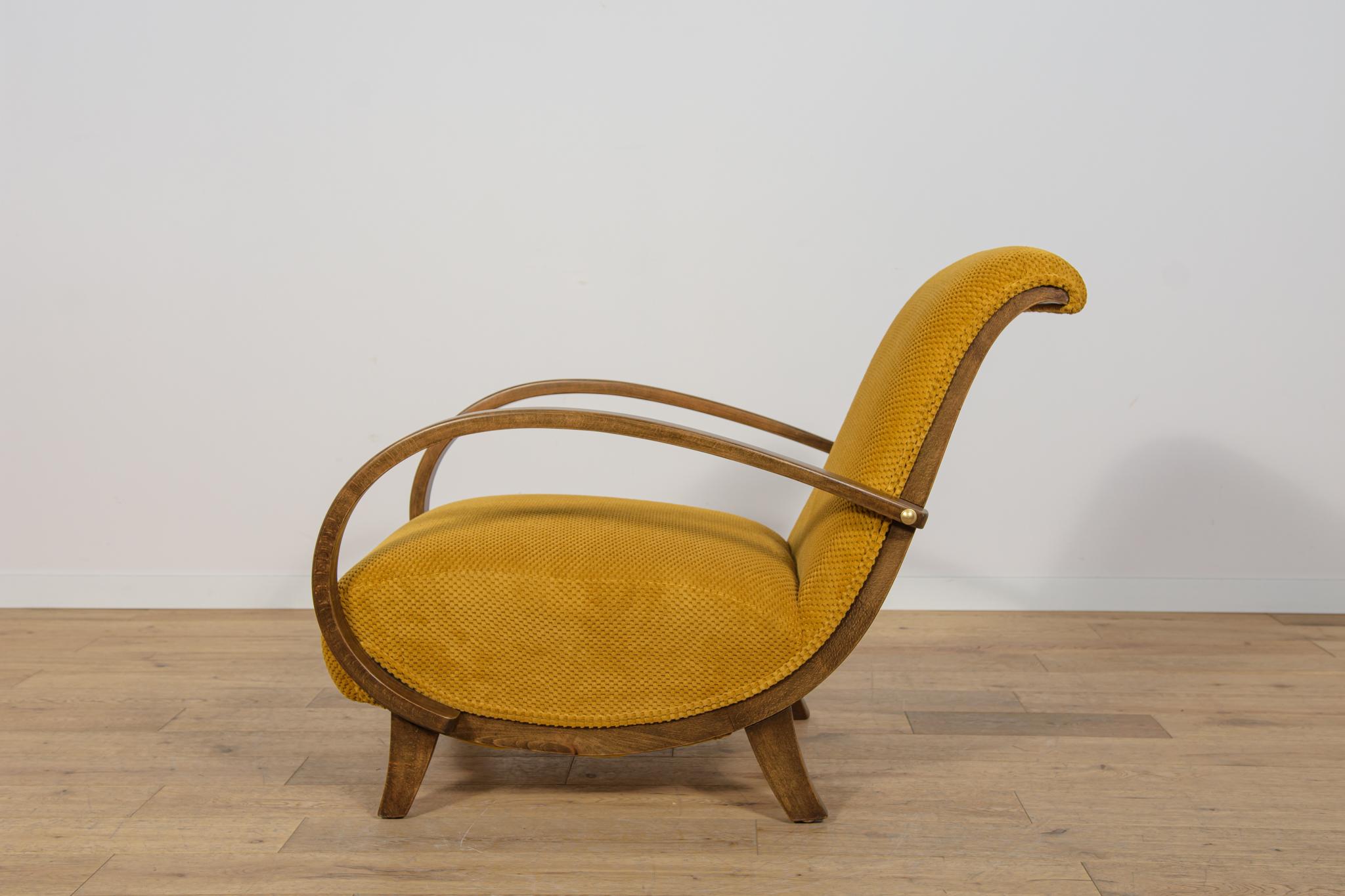 Art déco  Fauteuils, Pologne, années 1930, Ensemble de 2 en vente 7