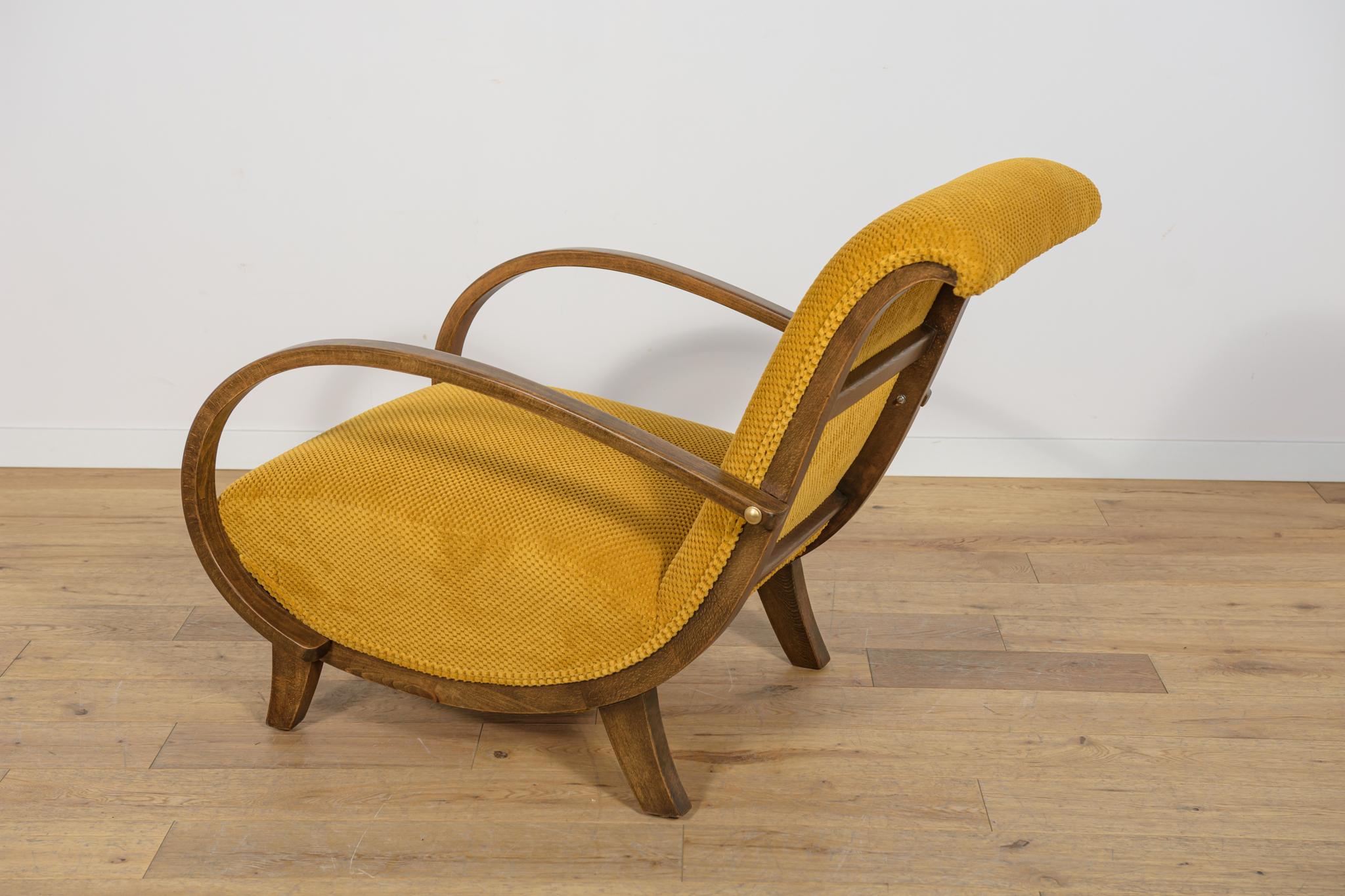 Art déco  Fauteuils, Pologne, années 1930, Ensemble de 2 en vente 8