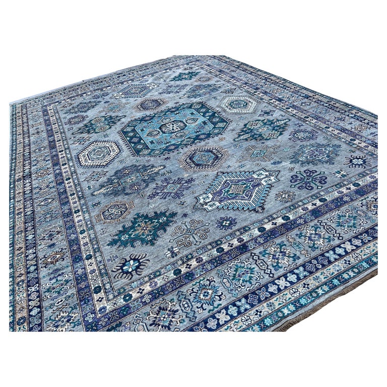 Fair Rug 9x12 Hand-Knotted Afghan Rug Premium Hand-Spun Afghan Wool Fair Trade ...
