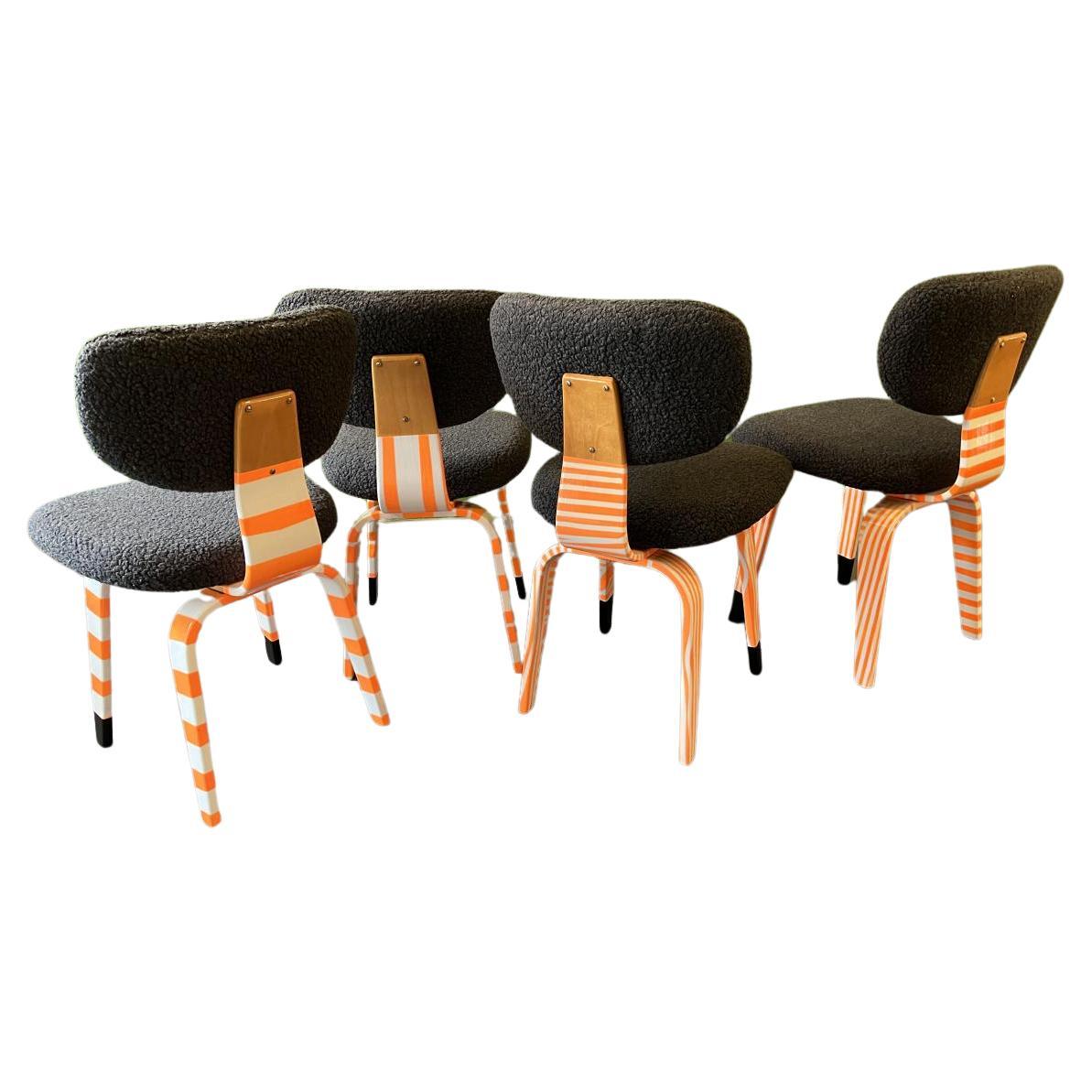Cees Braakman Dining Chairs contemporized by Markus Friedrich Staab