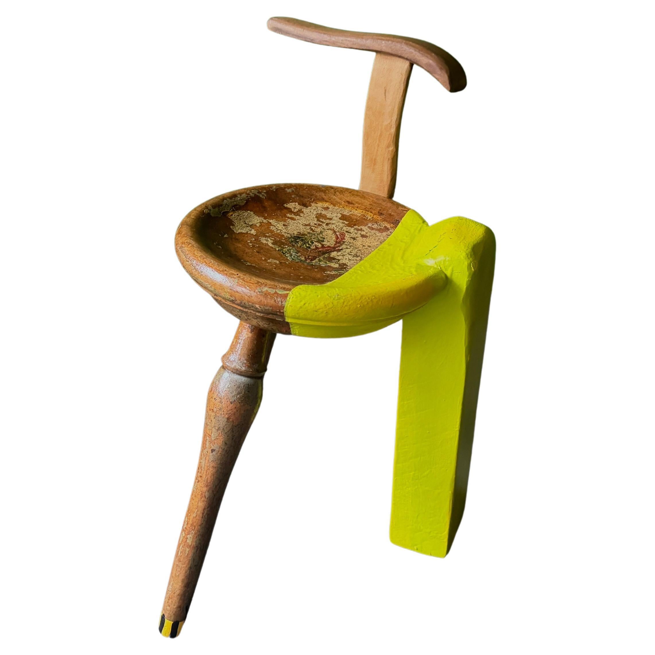 Reality bites stool by Markus Friedrich Staab For Sale