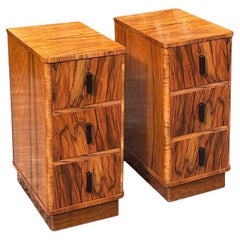 Pair of Art Deco bedside cabinets