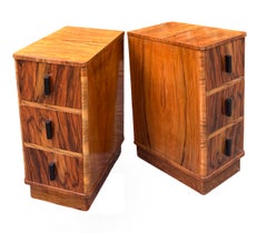Pair of Art Deco bedside cabinets
