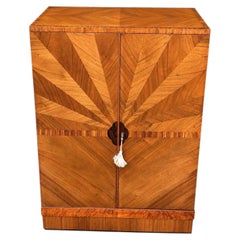 Art Deco Sunburst Combination Tallboy