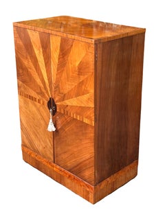 Art Deco Sunburst Combination Tallboy