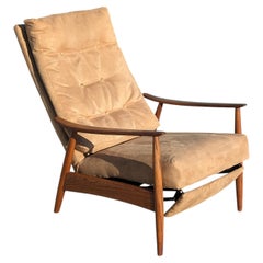 Silla reclinable de mediados de siglo de Milo Baughman para Thayer Coggin