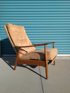 Silla reclinable de mediados de siglo de Milo Baughman para Thayer Coggin