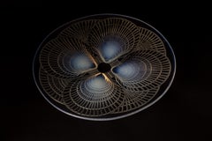 Plato de cristal opalescente «Coquilles n.º 1» de René Lalique, Francia, hacia 1924
