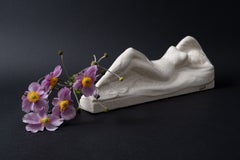 Louis Fontinelle Art Deco Reclining Nude Faience Sculpture, c. 1930