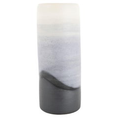 Mobach Modernist Stoneware Vase with Gradient Glaze, Netherlands, Post-1980