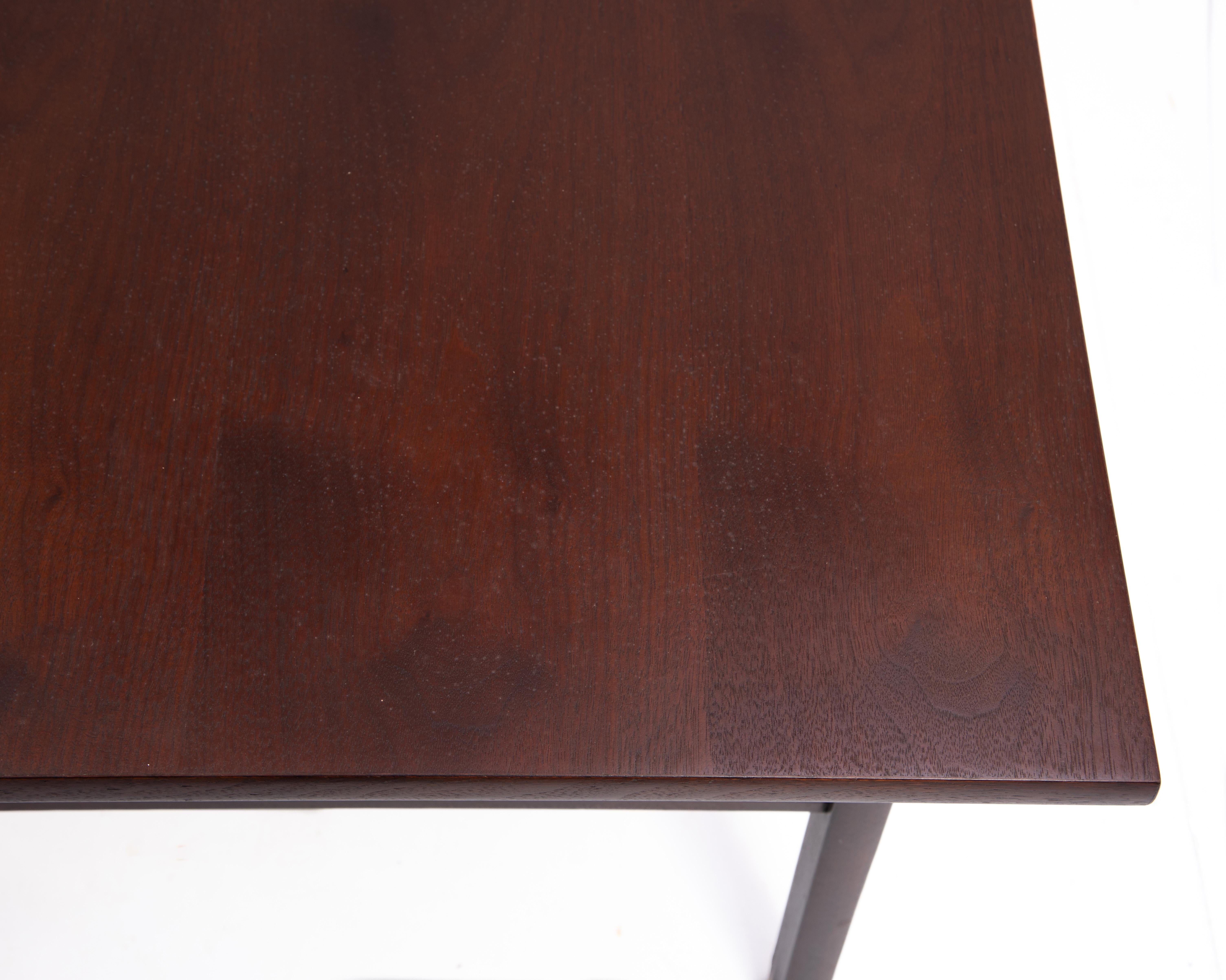 Cantilevered Dunbar Side End Table Edward Wormley 1960s Brass Tag 8