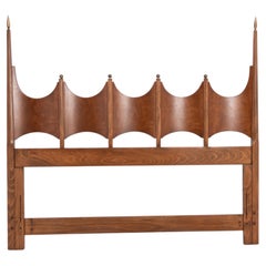 Testiera ad arco per letto queen size Thomasville, stile Mid-Century