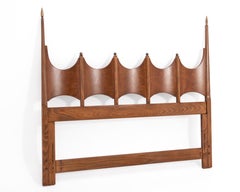 Testiera ad arco per letto queen size Thomasville, stile Mid-Century