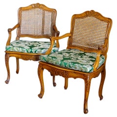 Paar Rohrsessel - Periode Louis XV - 18.