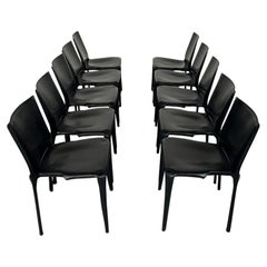 Sedia da pranzo Bull di Mario Bellini per Cassina 1990, set di 10 pezzi