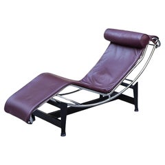 LC4 Chaiselongue in limitierter Auflage von Le Corbusier für Cassina 1990er Jahre