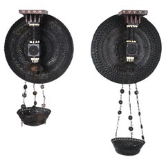 Carlo BUGATTI, Paar Wandleuchter im maurischen Stil, Carlo BUGATTI