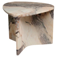 Carv Occasional Table in Calacatta Viola Marble by Daniel Fintzi for Formar