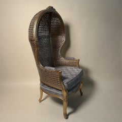 Vintage French Gold Leaf Canopy Chair