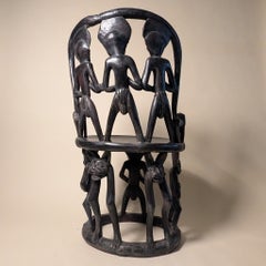 Bamalake Hand Carved Chair/Throne