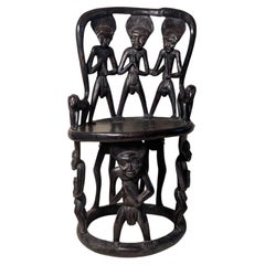 Bamalake Hand Carved Chair/Throne