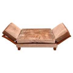 Croisillon Alexandrie 1940’s French Daybed in the Manner of Jean Royere