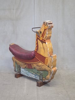 Vintage Circa 1930s English Fairground Carousel Horse, Attr. Orton & Spooner