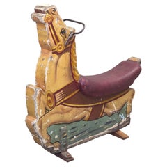 Vintage Circa 1930s English Fairground Carousel Horse, Attr. Orton & Spooner
